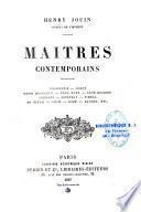 Maîtres contemporains