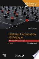 Maîtriser l’information stratégique