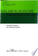 Malakologische Abhandlungen