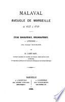 Malaval, aveugle de Marseille de 1627 à 1719