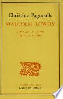 Malcolm Lowry
