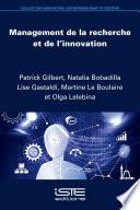 Management de la recherche et de l’innovation