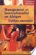 Management et interculturalité en Afrique