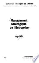 Management stratégique de l'entreprise