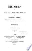 Mandements et discours