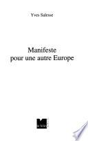 Manifeste pour une autre Europe