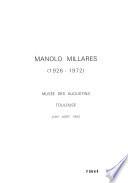 Manolo Millares, 1926-1972