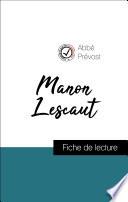 Manon Lescaut de l'Abbé Prévost (fiche de lecture de référence)