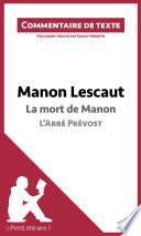 Manon Lescaut de l'Abbé Prévost - La mort de Manon