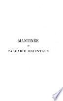 Mantinée et l'Arcadie orientale