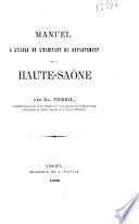 Manuel à l'usage de l'habitant du département de la Haute-Saône