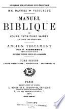 Manuel biblique: Ancien Testament