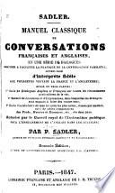 Manuel classique de conversations françaises et anglaises
