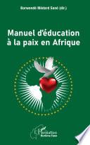 Manuel d'éducation à la paix en Afrique