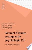 Manuel d'études pratiques de psychologie (1)