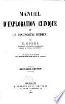 Manuel d'exploration clinique et de diagnostic médical