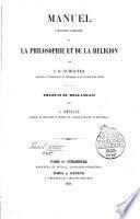 Manuel d'histoire comparée de la philosophie et de la religion