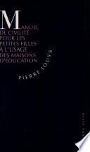 Manuel de civilité pour les petites filles