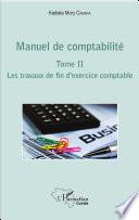 Manuel de comptabilité Tome II