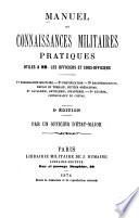 Manuel de connaissances militaires pratiques ...