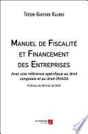 Manuel de Fiscalité et Financement des Entreprises