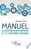 Manuel de gestion d'entreprise et de contrôle interne