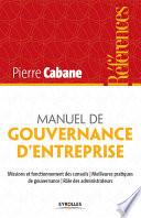 Manuel de gouvernance d'entreprise