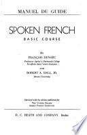 Manuel de guide for spoken French -- basic course