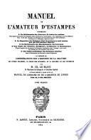 Manuel de l'amateur d'estampes: Bosse-Chatillon. t.2. Chaufourier-Greuter.1 v