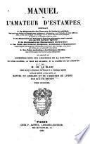 Manuel de l'amateur d'estampes: Chaufourier-Melar, 1856-88