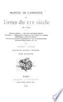 Manuel de l'amateur de livres du XIXe siècle, 1801-1893: A-Z