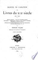 Manuel de l'amateur de livres du XIXe siècle, 1801-1893: A-Z
