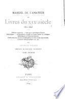 Manuel de l'amateur de livres du XIXe siècle, 1801-1893: A-Z