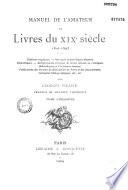 Manuel de l'amateur de livres du XIXe siècle