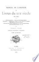 Manuel de l'amateur de livres du XIXe siècle