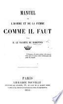 Manuel de l'homme et de la femme comme il faut