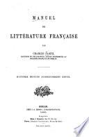 Manuel de littérature française