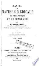 Manuel de matière médicale de thérapeutique et de pharmacie, 2