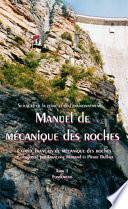 Manuel de mécanique des roches