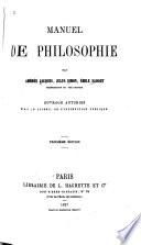 Manuel de philosophie