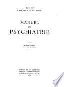 Manuel de psychiatrie