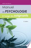 Manuel de psychologie à l'usage des soignants