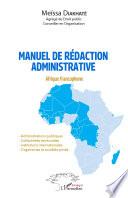 Manuel de rédaction administrative