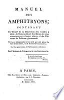 Manuel des Amphitryons