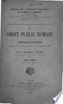 Manuel des antiquités romaines: Le droit public romain, Theodor Mommsen