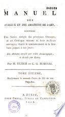 Manuel des curieux et des amateurs de l'art