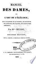 Manuel des dames, ou l'art de l'élégance