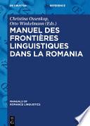 Manuel des frontières linguistiques dans la Romania