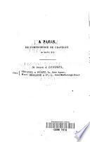 Manuel du libraire et de l'amateur de livres, contenant 1° un nouveau dictionnaire bibliographique... 2° une table en forme de catalogue raisonné
