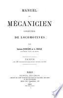 Manuel du mécanicien conducteur de locomotives
